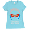 i've got you in my sights Ladies Fitted T-Shirt