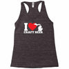 ladies i love michigan craft beer Racerback Tank