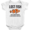 lost fish Baby Onesie
