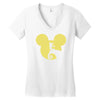 mickey skellington Women's V-Neck T-Shirt
