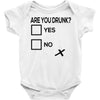 are you drunk check Baby Bodysuit
