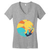 beach vibes Women's V-Neck T-Shirt
