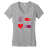 How To Live A Happy Life Women's V-Neck T-Shirt
