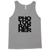 photographer camera photography modern text photos scrapbook geek t sh Tank Top
