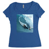 men's shark boss Women's Triblend Scoop T-shirt