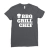 bbq grill chef Ladies Fitted T-Shirt