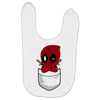 Deadpool Pocket Baby Bibs