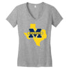 texas for michigan Women's V-Neck T-Shirt