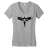 the crow Women's V-Neck T-Shirt
