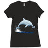 bottle opener nose Ladies Fitted T-Shirt