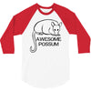 awesome possum 3/4 Sleeve Shirt
