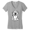 zombie knife Women's V-Neck T-Shirt
