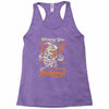 scary krampus Racerback Tank