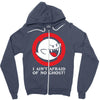 i ain't afraid of no ghost Zipper Hoodie