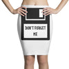 Don't Forget Me Disk Pencil Skirts