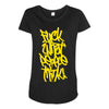 fuck what people think Maternity Scoop Neck T-shirt