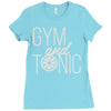 gym and tonic Ladies Fitted T-Shirt