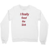 i finally fixed the sink Crewneck Sweatshirt