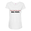big papa Maternity Scoop Neck T-shirt