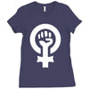 feminist human rights justice activist Ladies Fitted T-Shirt