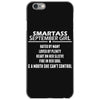 Smartass September Girl iPhone 6/6s Case