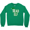 christmas head elf Crewneck Sweatshirt