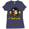 music Ladies Fitted T-Shirt
