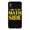come to the math side iPhoneX