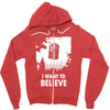 i want to believe Zipper Hoodie