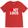 love my locs V-Neck Tee