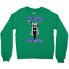 funny , fourtwo wheels, ideal gift, birthday present Crewneck Sweatshirt