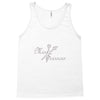 miss scissors rhinestone Tank Top