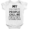fathers day papa's Baby Onesie