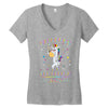 Unicorns are born in July Women's V-Neck T-Shirt
