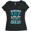 Hiking ıs Like Sex Women's Triblend Scoop T-shirt