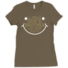 i smile 'cause brother Ladies Fitted T-Shirt
