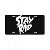 Stay Rad License Plate