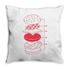 cheeseburger Throw Pillow