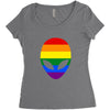 alien lgbt Women's Triblend Scoop T-shirt