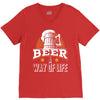 Beer A Way Of Life V-Neck Tee