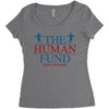 The Human Fund Money For People Women's Triblend Scoop T-shirt