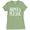 hipsta please Ladies Fitted T-Shirt