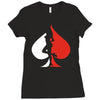 sexy poker Ladies Fitted T-Shirt
