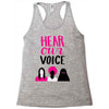 Women's March Hear Our Voice Racerback Tank