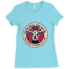 building muscle Ladies Fitted T-Shirt