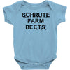 schrute farm beets Baby Bodysuit