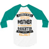 Super Cool Mother Of A Freaking Awesome Granddaughter 3/4 Sleeve Shirt
