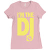 im a dj graphic tee mens Ladies Fitted T-Shirt