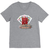 lucky devil gambling cards V-Neck Tee