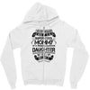 Super Cool Mommy Of A Freaking Awesome Daughter Zipper Hoodie